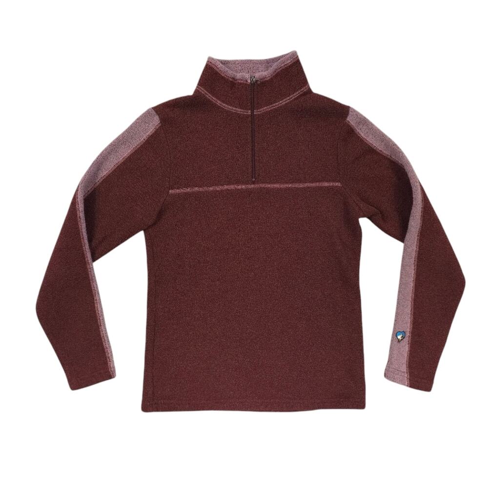 Kuhl Womens Alfpaca Fleece Quarter Zip Pullover Sweater